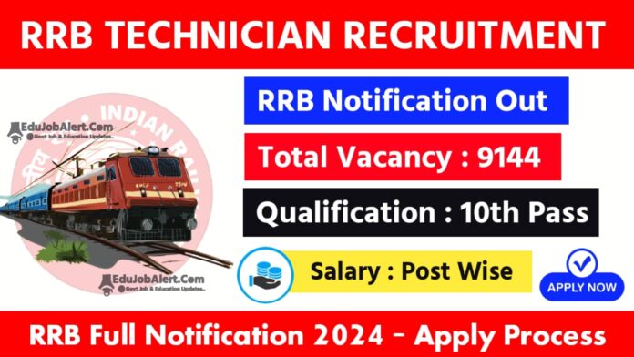 RRB Technician Recruitment 2024