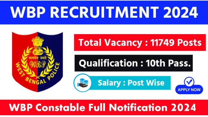 WBP Constable Recruitment 2024