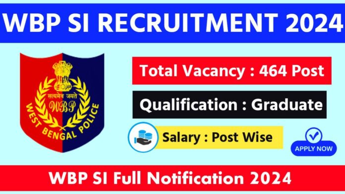 WBP SI Recruitment