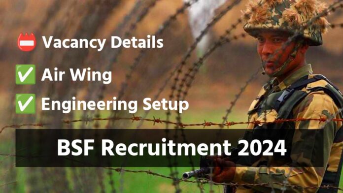 BSF Air Wing and Engineering Vacancy 2024