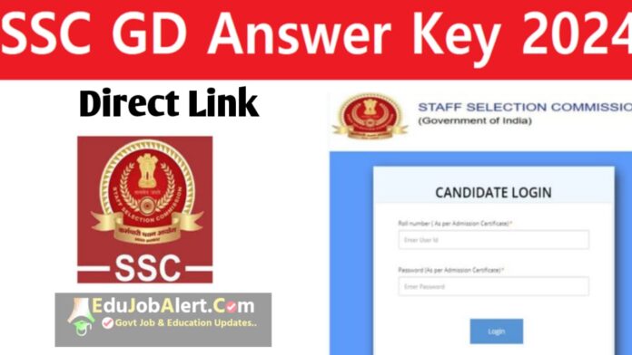 SSC GD Answer Key 2024