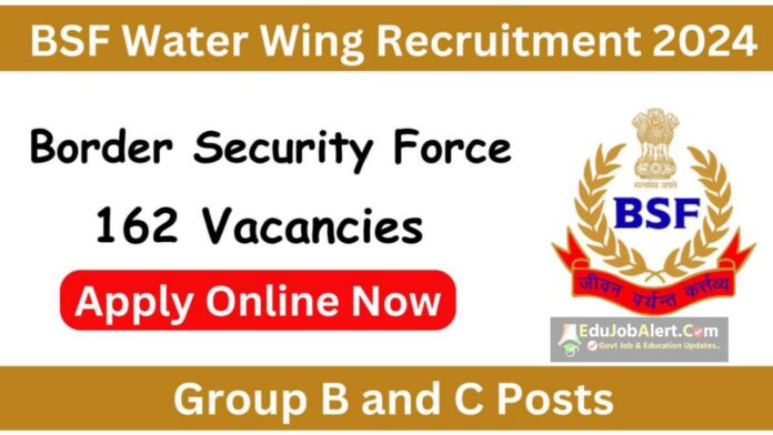 BSF Water Wing Recruitment 2024