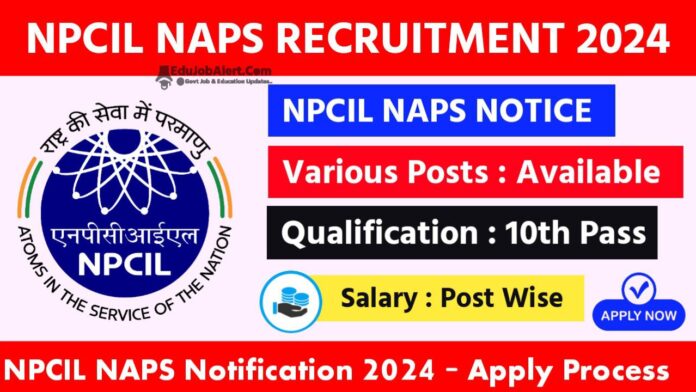 NPCIL NAPS Recruitment 2024