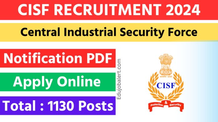 CISF Constable Fireman Recruitment 2024